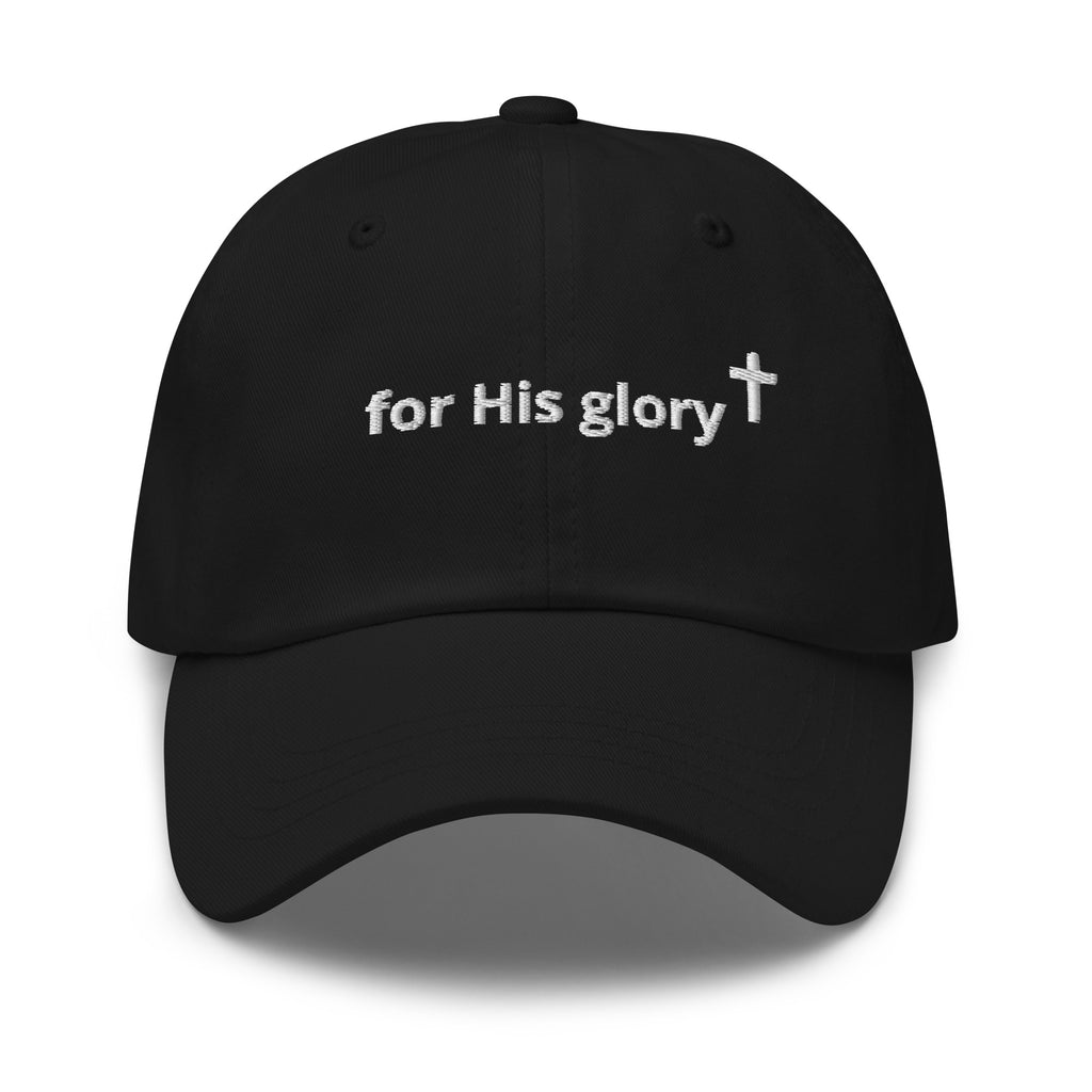 For His Glory dad hat