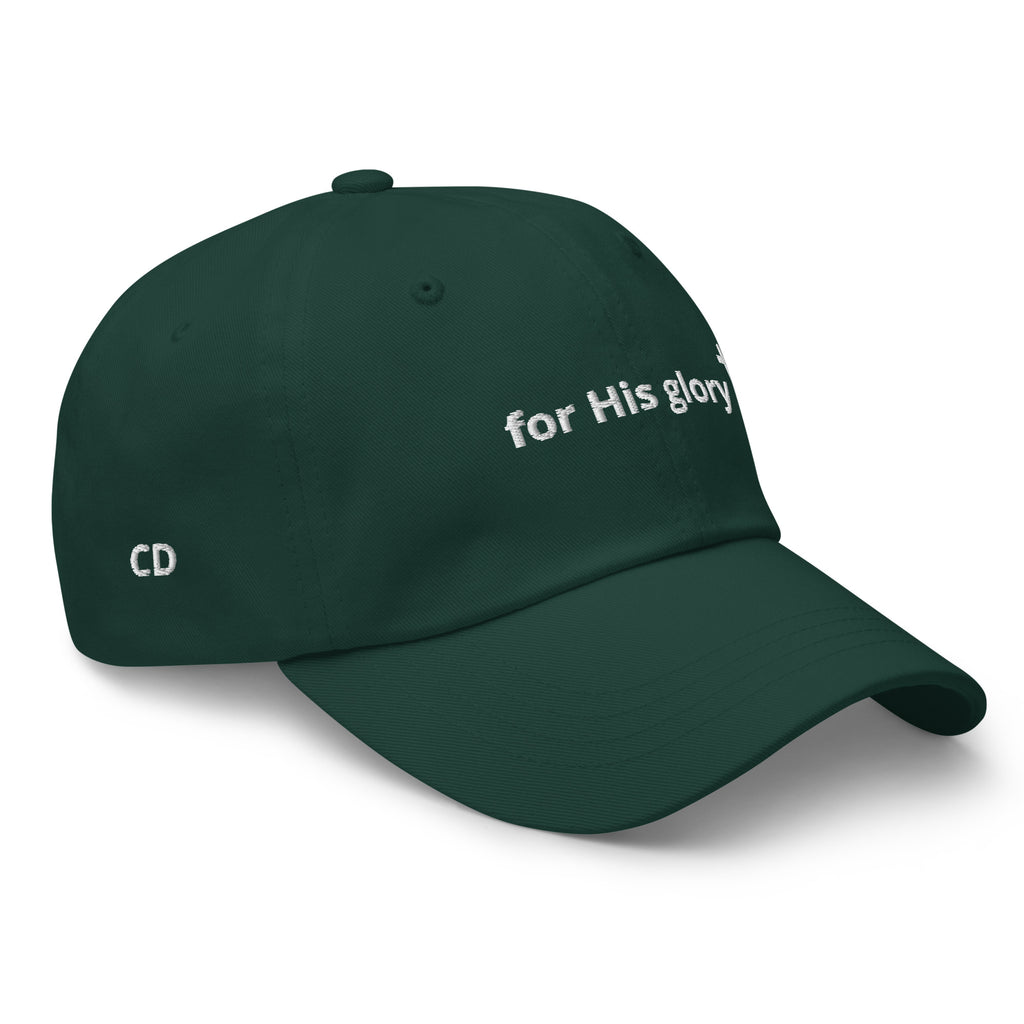 For His Glory dad hat