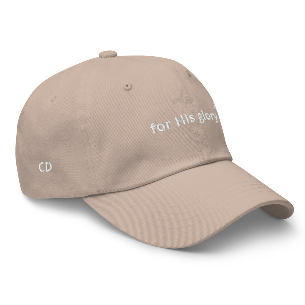 For His Glory dad hat